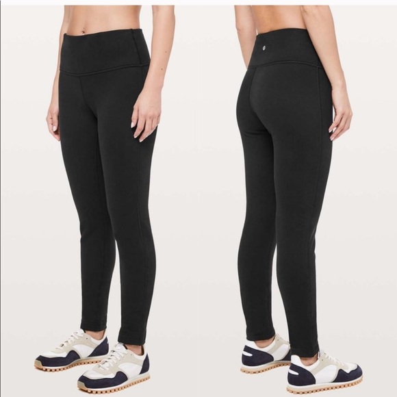 lululemon athletica Pants - Lululemon Wunder Lounge Pant Fleece Black